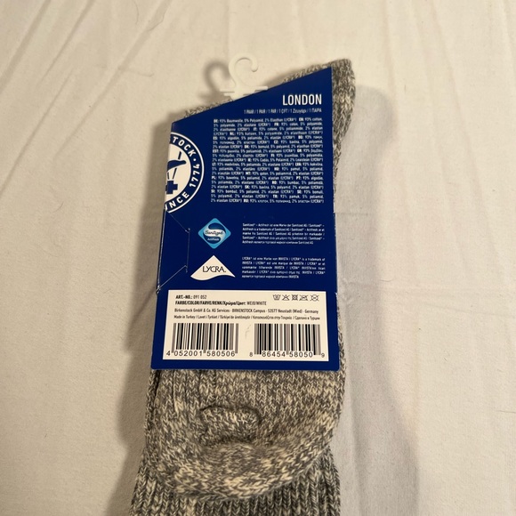 Birkenstock Socks Unisex Gray NWT - Picture 3 of 4